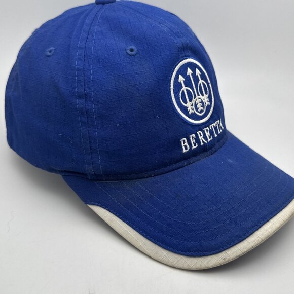 Baretta Hat Cap Mens Strap Back Shooting Range Blue Solid Dad Tactical - Picture 2 of 5